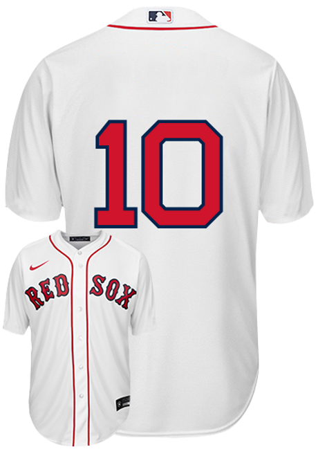 Hunter Renfroe No Name Jersey - Boston Red Sox Replica Number Only Adult Home Jersey