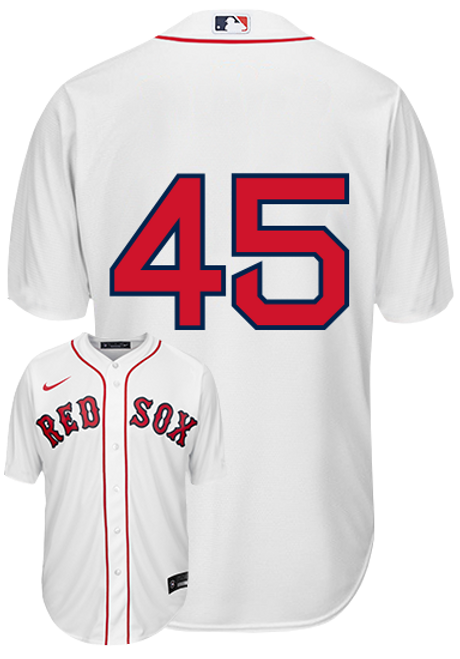 Pedro Martinez No Name Jersey - Boston Red Sox Replica Number Only Adult Home Jersey