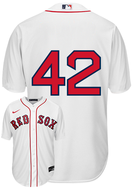 Mo Vaughn No Name Jersey - Boston Red Sox Replica Number Only Adult Home Jersey