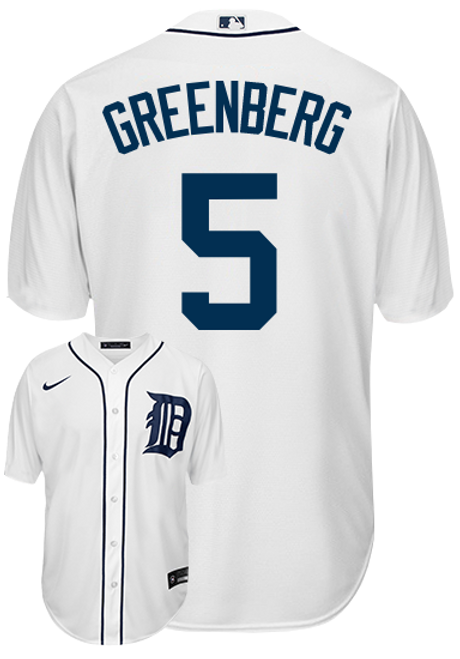 Hank Greenberg Detroit Tigers Replica Adult Home Jersey