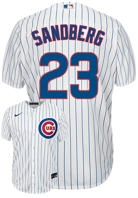 Chicago Cubs Dansby Swanson Nike Home Replica Jersey with Authentic Lettering Large