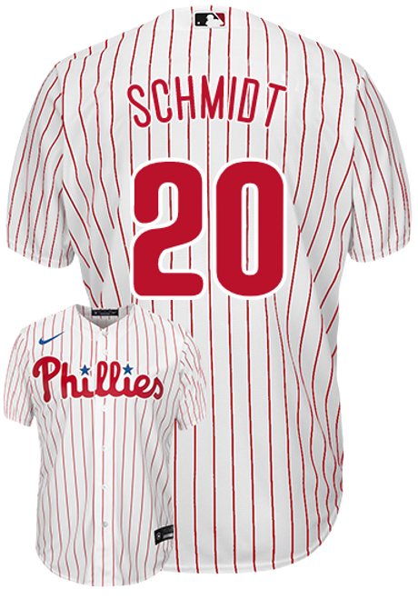 Mike Schmidt Youth Jersey - Philadelphia Phillies Replica Kids Home Jersey