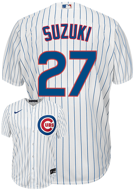Seiya Suzuki Jersey - Chicago Cubs Replica Adult Home Jersey