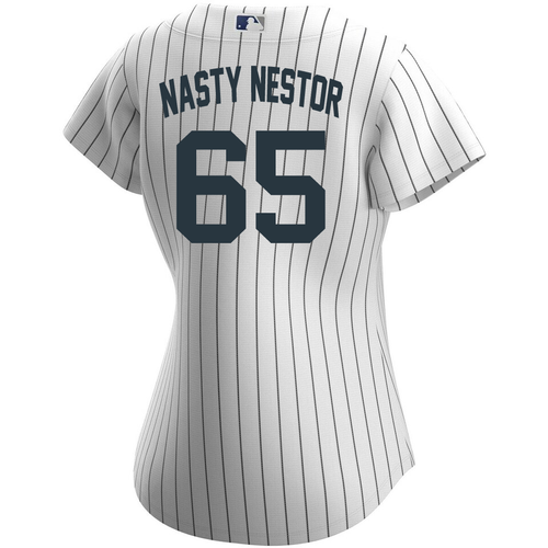 Nasty Nestor Ladies Jersey - NY Yankees Replica Womens Home Jersey