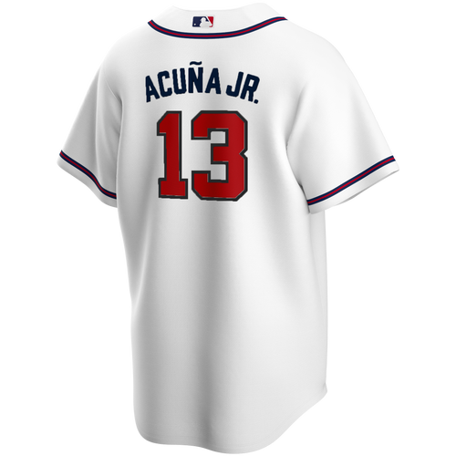 Ronald Acuna Jr. Jersey - Atlanta Braves Replica Adult Home Jersey