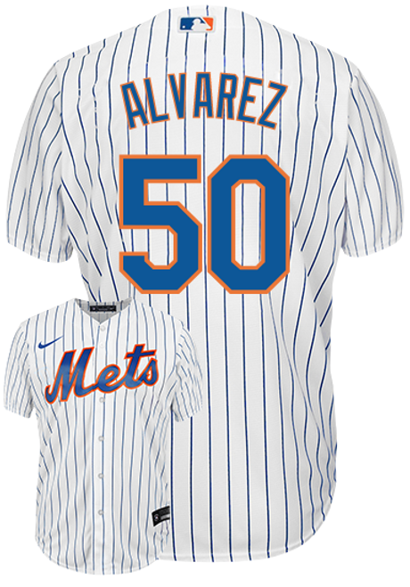 Nike Youth New York Mets Francisco Lindor #12 White Replica Jersey