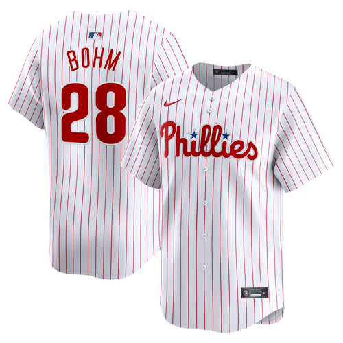 Alec Bohm Jersey - Philadelphia Phillies Limited Adult Home Jersey