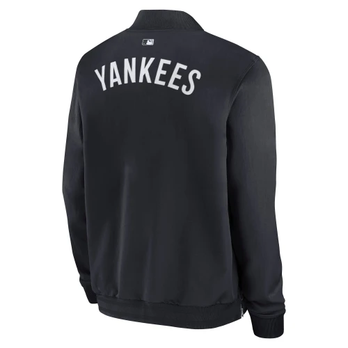 NY Yankees Authentic Dugout Bomber Jacket - Back