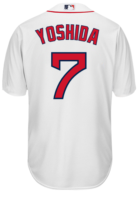 Dustin Pedroia Boston Red Sox Youth Cooperstown Player Sublimated Jersey  Top - White