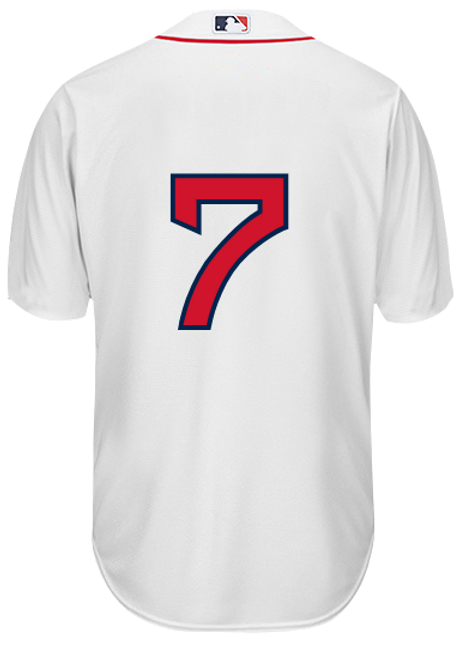 red sox jersey number 2