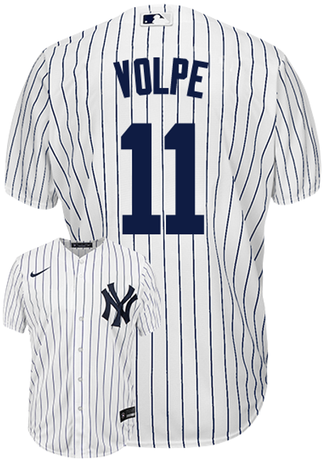 Mens MLB Team Apparel New York Yankees ANTHONY VOLPE Baseball Shirt NA –