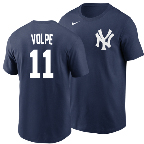 Anthony Volpe T-Shirt - Navy NY Yankees Adult T-Shirt