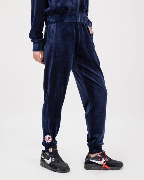 NY Yankees Classic Ladies Velour Jocker Pant - right
