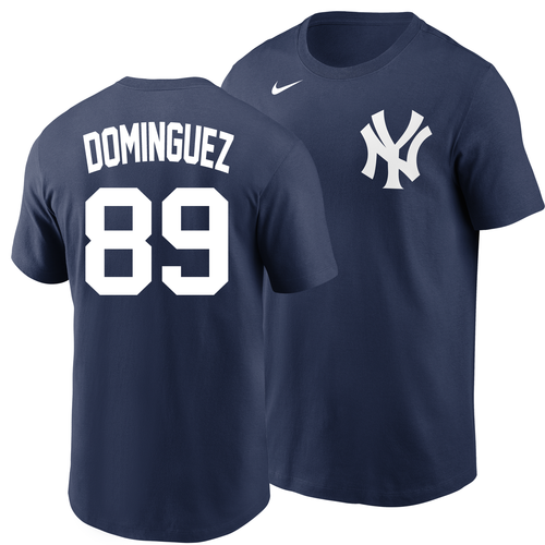 Jasson Dominguez T-Shirt - Navy NY Yankees Adult T-Shirt