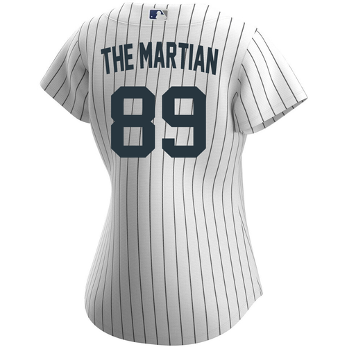 The Martian Ladies Jersey - Jasson Dominguez NY Yankees Replica Womens Home Jersey