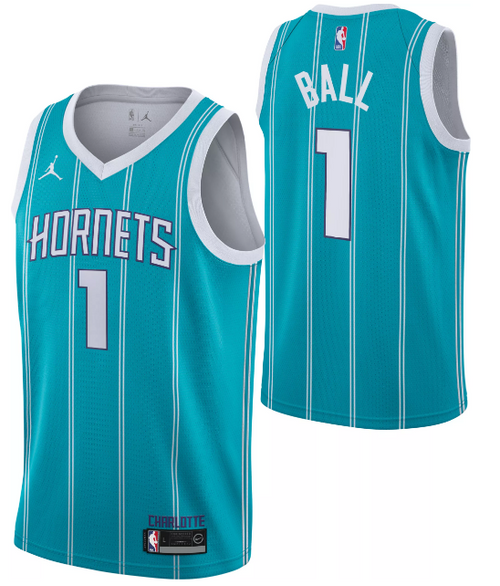 LaMelo Ball Youth Jersey - Teal Charlotte Hornets Swingman Kids Icon Edition Jersey