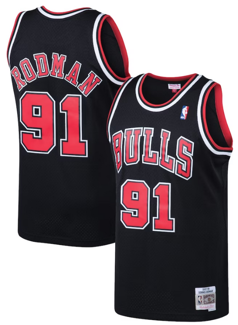 Dennis Rodman Youth Jersey - Black