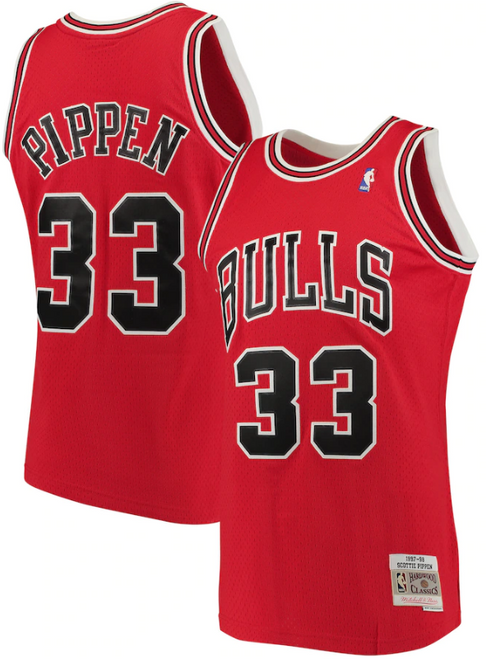 Scottie Pippen Jersey - Red