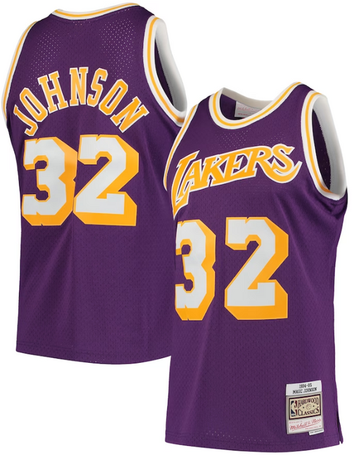 Magic Johnson Jersey - Purple