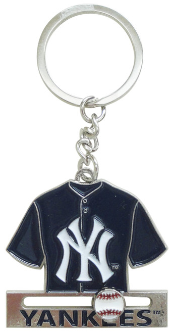 NY Yankees Jersey Keychain - Navy