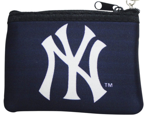 NY Yankees Zipper Coin Purse - Navy