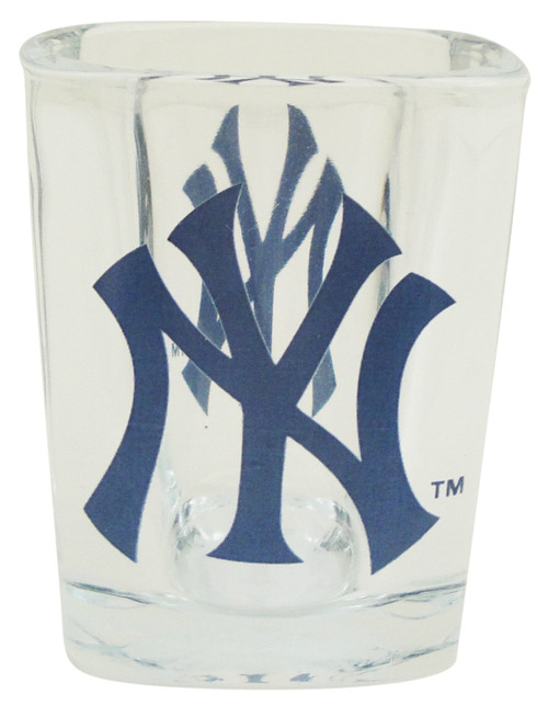 NY Yankees Heavy Shotglass - Clear