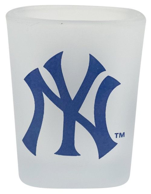 NY Yankees Heavy Shotglass - Frosted