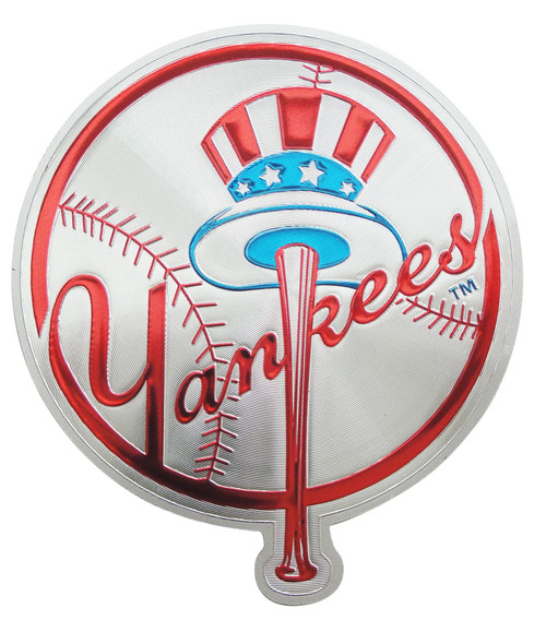 NY Yankees Metal Magnet - Team Logo