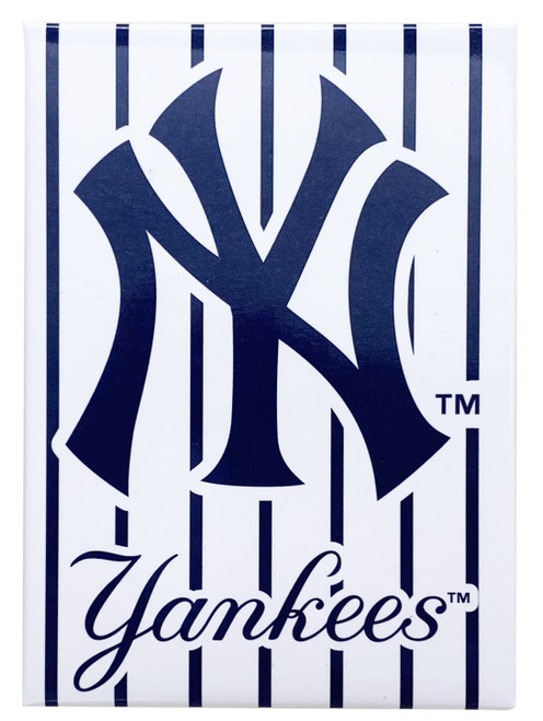 NY Yankees Metal Magnet - Pinstripe