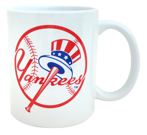 NY Yankees Classic 11oz Mug - White Team Logo