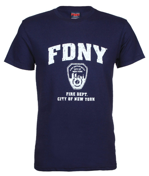 FDNY Distressed Navy Tee