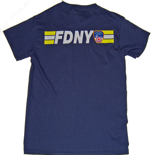FDNY Stripe Navy Tee - alt
