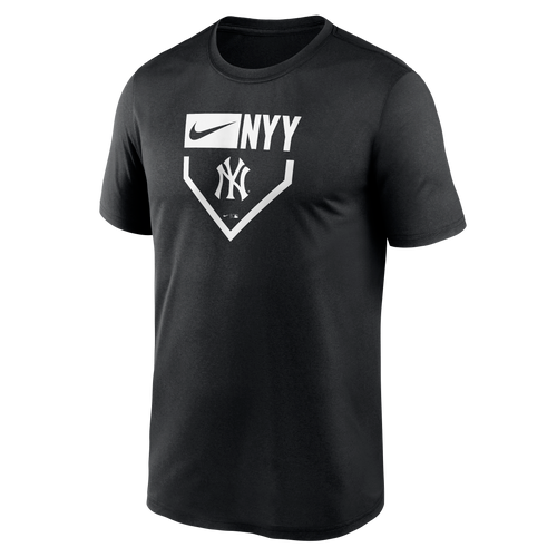 NY Yankees Home Plate Icon Drifit Adult T-Shirt - Black