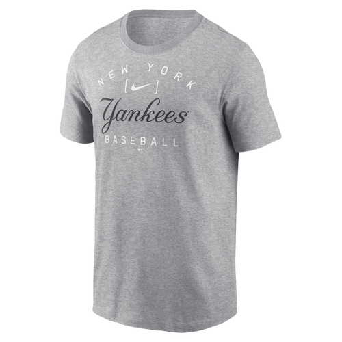 NY Yankees Athletic Arch Adult T-Shirt - Grey