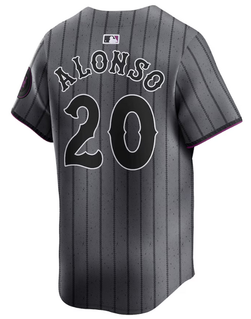 Pete Alonso City Connect Jersey - NY Mets 2024 Limited Adult Jersey - back