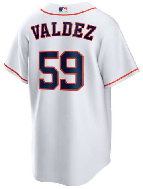 Framber Valdez Jersey - Houston Astros Replica Adult Home Jersey - back