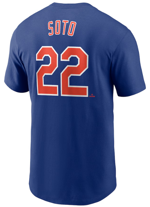 Juan Soto T-Shirt - Blue NY Mets Adult Fuse T-Shirt<ul> <li>Officially Licensed by MLB made by Nike - back