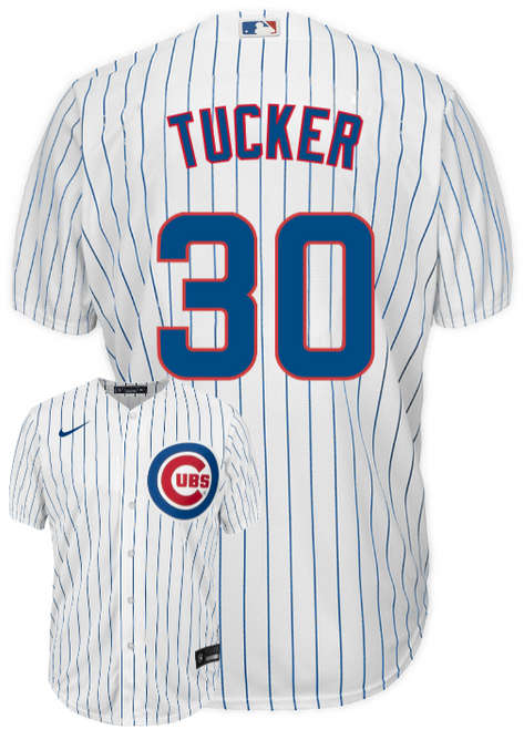 Kyle Tucker Youth Jersey - Chicago Cubs Replica Kids Home Jersey
