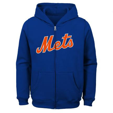 NY Mets Toddler Hooded Sweatshirt - Royal