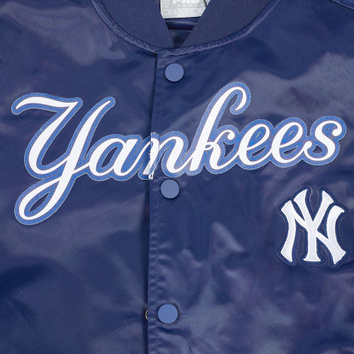Yankees Youth Satin Jacket for Kids front