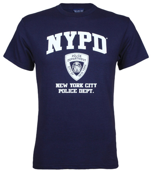 NYPD Full Chest Navy Tee