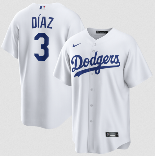 Edwin Diaz Jersey - LA Dodgers Replica Adult Home Jersey
