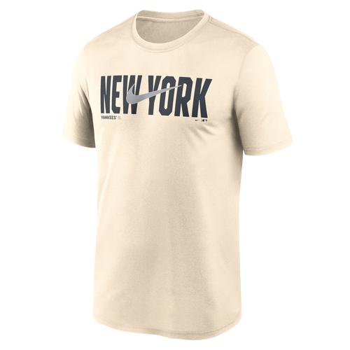 NY Yankees City Swoosh Dri-Fit T-Shirt - Cream