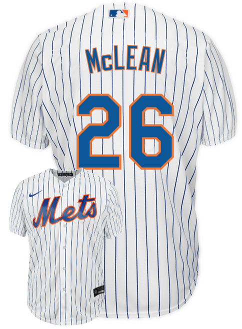 Nolan McLean Jersey - NY Mets Replica Adult Home Jersey