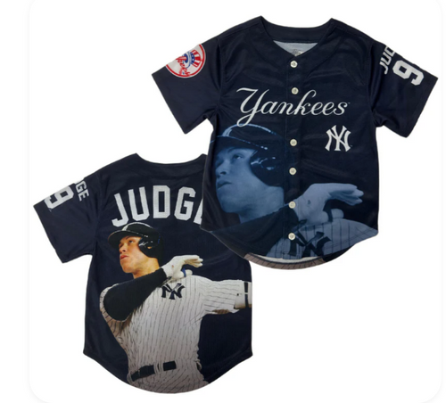 Aaron Judge Sublimated Youth Jersey - NY Yankees Fashion Kids Home Jersey