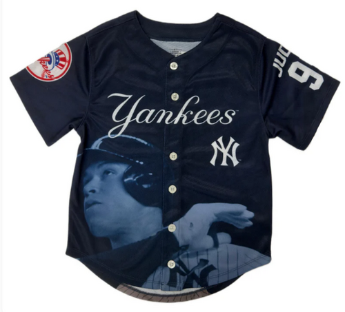 Aaron Judge Sublimated Youth Jersey - NY Yankees Fashion Kids Home Jersey - front