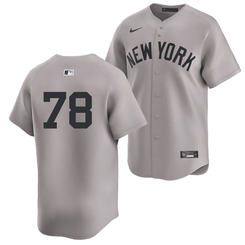 Spencer Jones No Name Road Jersey - NY Yankees Number Only Limited Adult Road Jersey