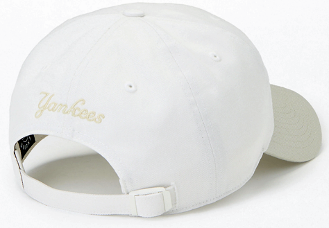 NY Yankees Foundation Script - Khaki 2-Tone Clean Up Adjustable Cap - back