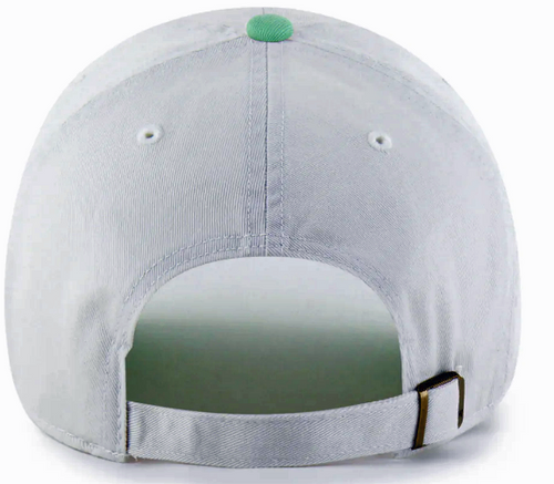 NY Yankees Gelato Clean Up Adjustable Cap - Green/Natural Dad Hat - back