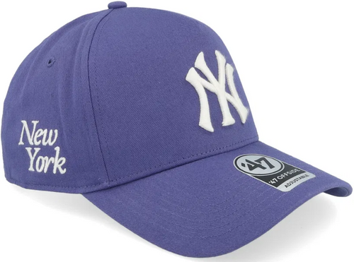 NY Yankees Offside Adjustable Cap - Purple Snapback Hat